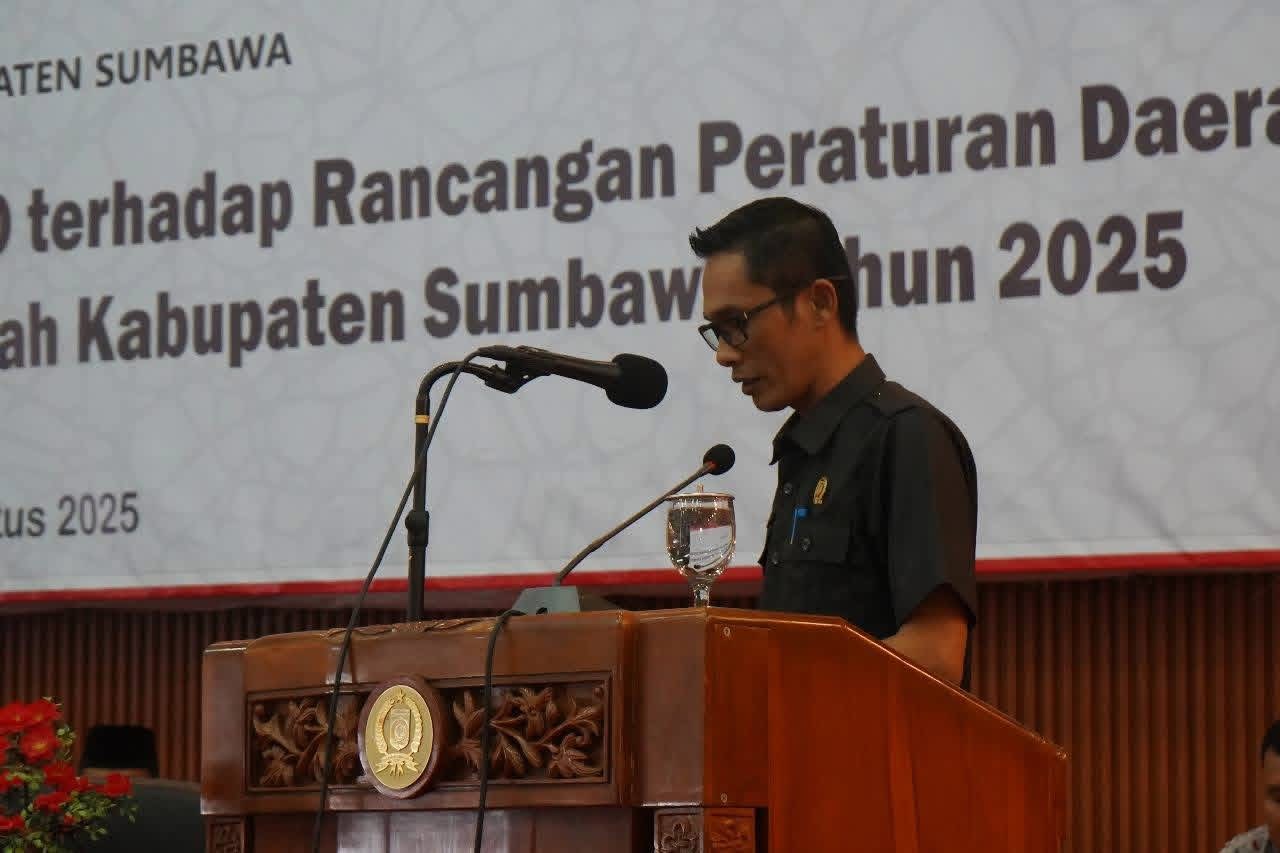 Fraksi PAN DPRD Sumbawa Setujui Dua Ranperda Usulan Pemda Sumbawa
