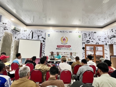 KONI Sumbawa Laksanakan Technical Delegate dengan Cabor dan Panitia Pelaksana