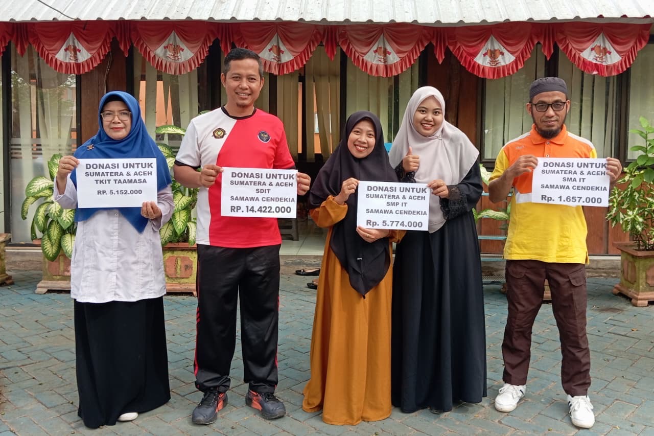 SIT Samawa Cendekia Peduli Korban Banjir dan Tanah Longsor Aceh – Sumatera