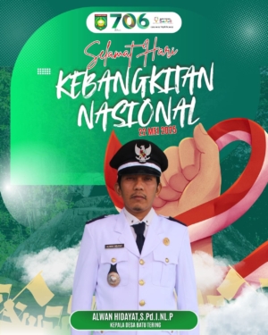 PEMDES BATU TERING MENGUCAPKAN SELAMAT HARI KEBANGKITAN NASIONAL TAHUN 2025