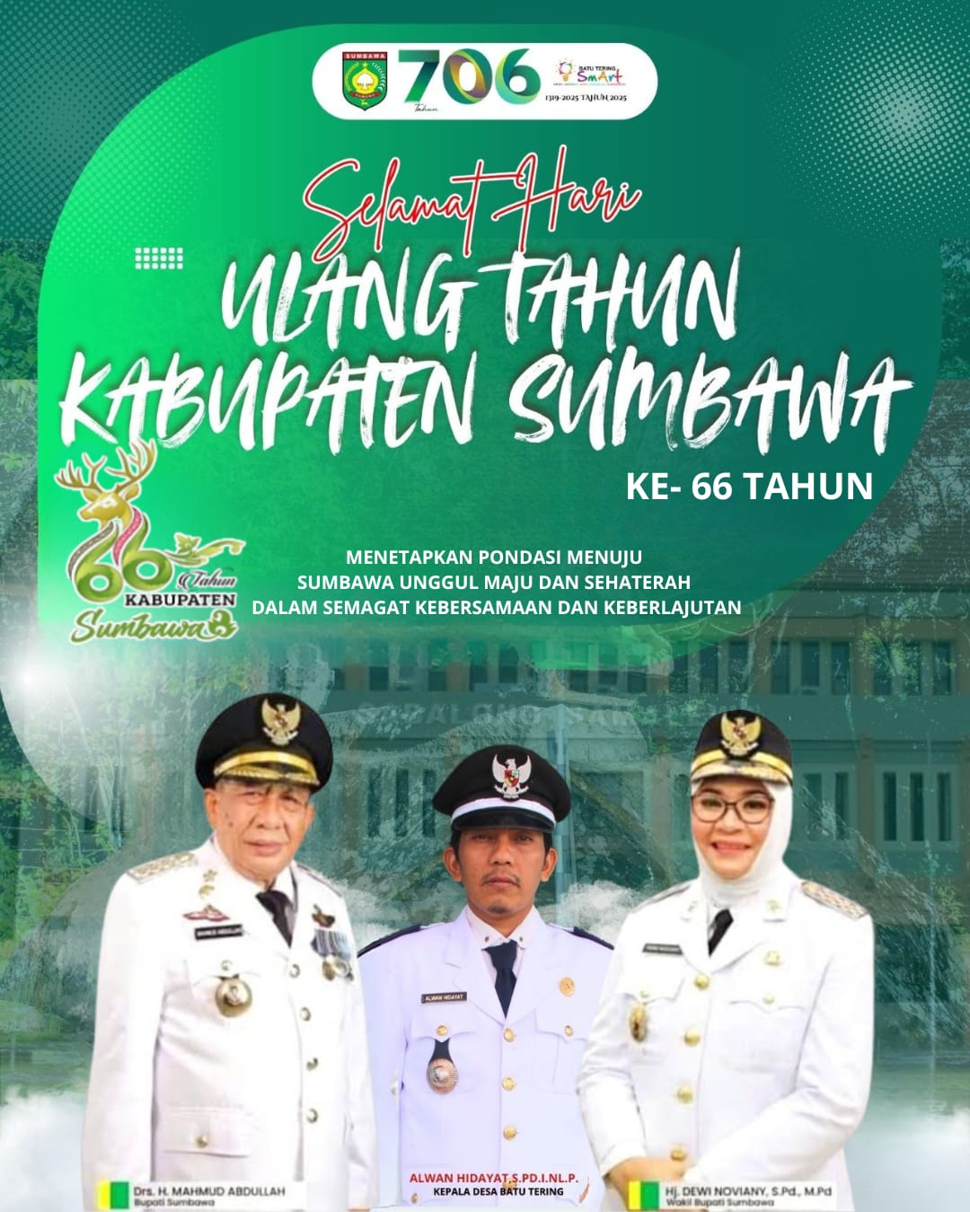 SELAMAT HUT KABUPATEN SUMBAWA KE 66